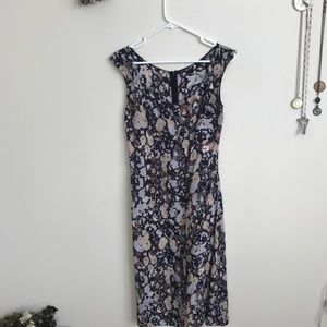 Anthropologie floral dress